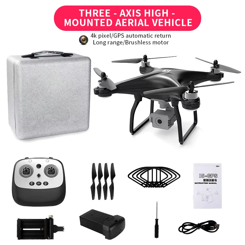 RC Drone 4K UHD Camera GPS Professional Drone Three-Axis Anti-Shake Stable RC Quadcopter VS Phantom 4 PRO Phantom 3